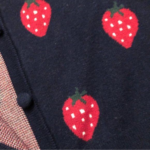 NWOT Strawberry Cardigan - Picture 4 of 4